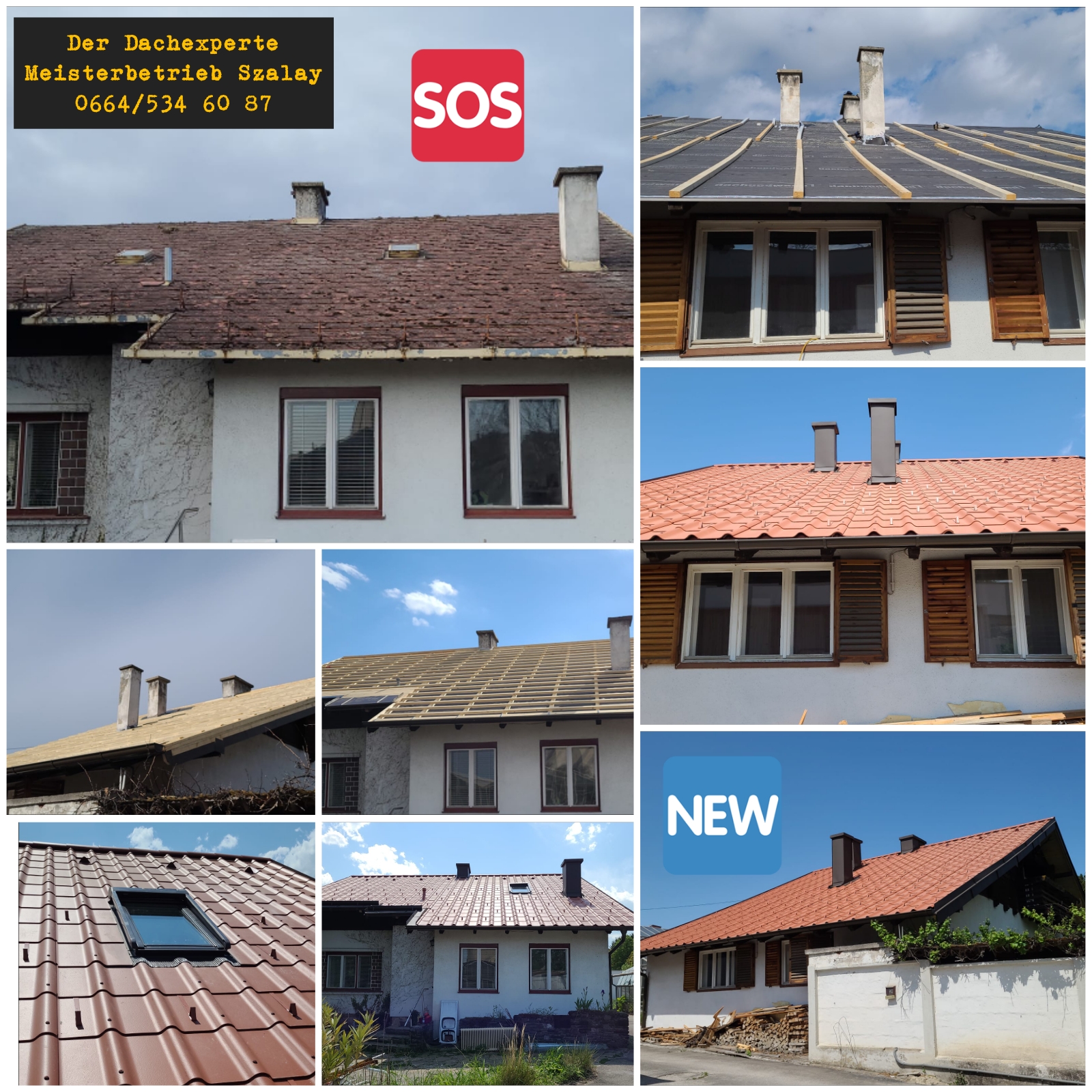 Familie R. aus Mattersburg - Umdeckarbeiten Dachbereich - Structa Dachplatte